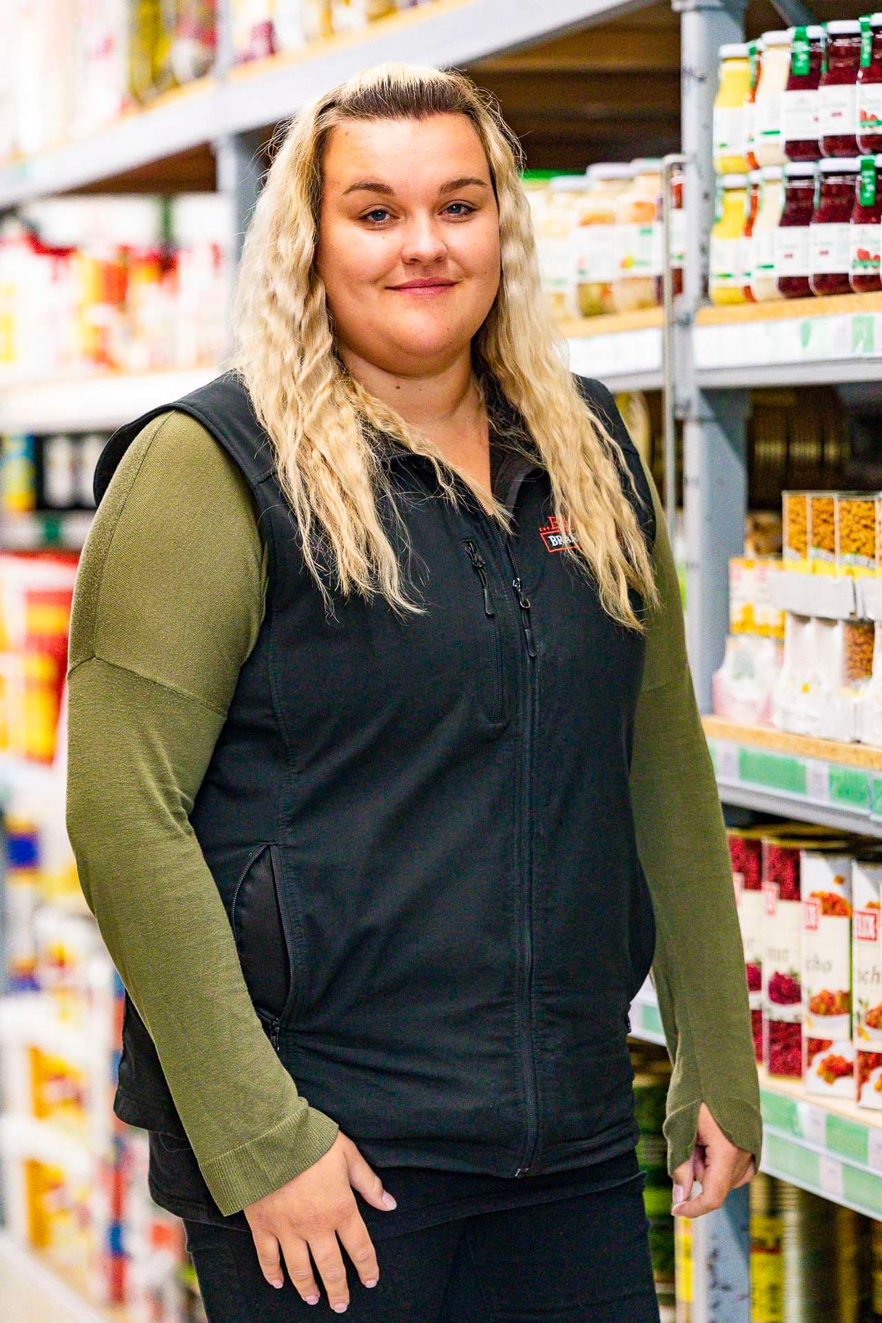 Tanja, Einkauf und Büro